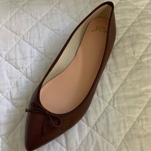 J Crew Gemma Ballet Flat - English Chestnut - NIB